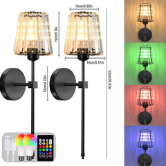 LED RGB Rechargeable Wall Lamp