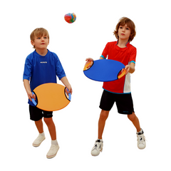 2x Bouncy Discs Paddle Ball Game