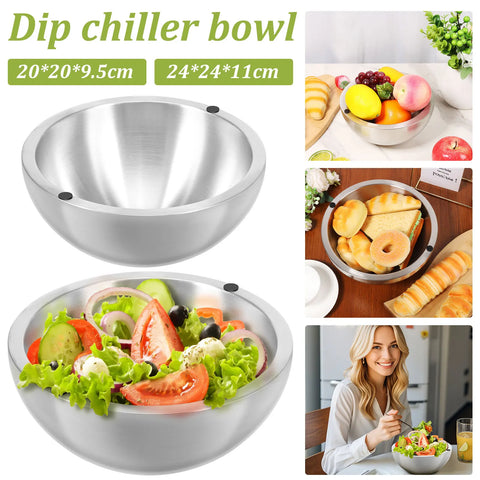 Stainless Steel Cooling Bowl