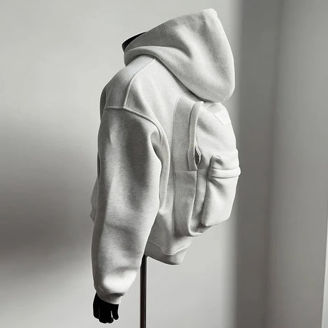 Hoodie with Integrated Backpack