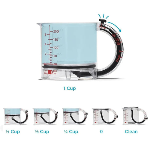 4-in-1 Adjustable Measuring Cup