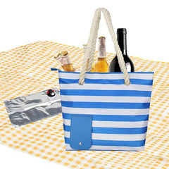 Insulated Tote Bag with Drink Dispenser