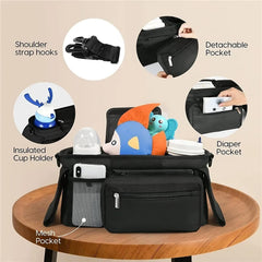 Baby Stroller Manager With Non-Slip Strap