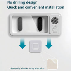 Shower Phone Holder with Speaker