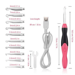 LED Crochet Hook Set
